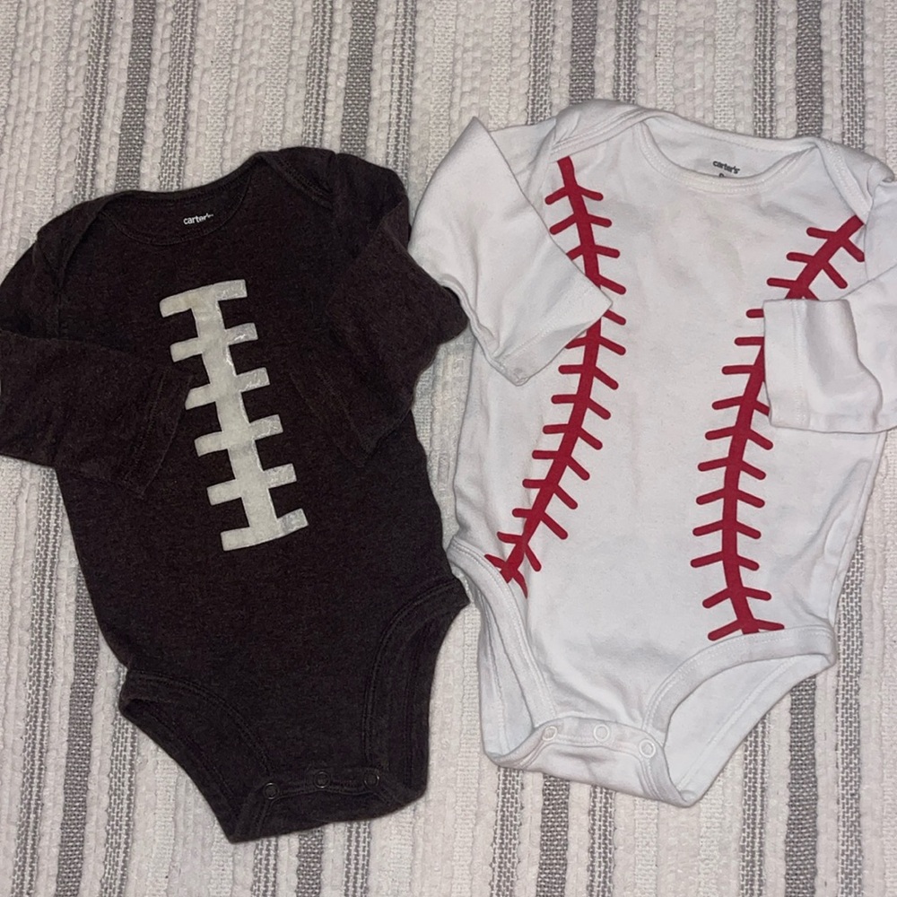 Carters long sleeve body suits